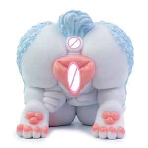 Muñeca sexual de doble canal con diseño de zorro de fantasía, con senos suaves y herramientas de entrenamiento de pene de silicona, ideal para principiantes. - Product Image 4