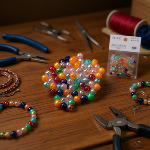 Perline Ilan 8mm Colori Assortiti 20g per Creazione di Gioielli - Product Image 3