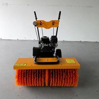 Souffleuse à neige industrielle à gaz pour le nettoyage des trottoirs et des rues municipales