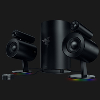 Haut-parleurs de jeu Razer Nommo Pro 2.0 avec son surround virtuel, certifiés THX, caisson de basses USB