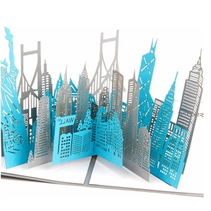 Tarjetas Pop-up 3D <span class=keywords><strong>de</strong></span> la Ciudad <span class=keywords><strong>de</strong></span> <span class=keywords><strong>Nueva</strong></span> <span class=keywords><strong>York</strong></span> con Diseño <span class=keywords><strong>de</strong></span> Monumentos Emblemáticos, Recuerdo <span class=keywords><strong>de</strong></span> Viaje, Regalo <span class=keywords><strong>de</strong></span> Graduación o Aniversario, Tarjeta Kirigami con Nota - Product Image 2
