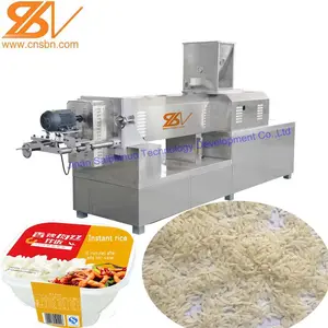 200 Kg/u Dubbele Schroef Extruder Machine Voor Instant Eten Kunstmatige Rijstmachine