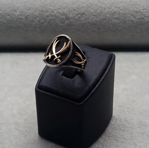 Anello spada Zulfiqar ottomano in acciaio inossidabile personalizzazione all'ingrosso gioielli islamico dito - Product Image 2