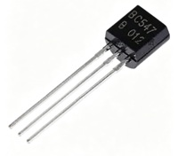 Transistor NPN à usage général BC547 authentique, petit transistor de signal TO-92, amplificateur de commutation audio, composant discret, puce