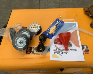 Máy phát điện Im Lặng Để Bán dây đồng 4 đột quỵ Single phase Máy phát điện diesel 5KVA 3 giai đoạn Máy phát điện - Product Image 2