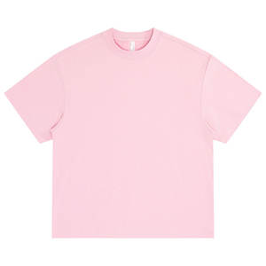 Camisetas extragrandes para hombre con logotipo personalizado, 220G, algodón, secado rápido, sueltas - Product Image 1