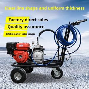 Machine de marquage par pulvérisation à froid de route à double pistolet simple pour la <span class=keywords><strong>peinture</strong></span> de <span class=keywords><strong>ligne</strong></span> de <span class=keywords><strong>parking</strong></span> de construction - Product Image 4