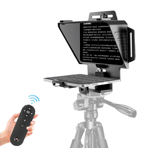 Le apparecchiature portatili per Teleprompter mobili professionali supportano le tavolette per fotocamera del telefono con obiettivo grandangolare accessorio per Studio fotografico - Product Image 1