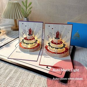 Carte Joyeuse Anniversaire 3D Pop-up avec Enveloppe, Carte de Vœux pour Femme, Homme, Mari, Enfants - Product Image 3