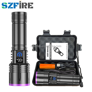 Lumière noire UV pour les taches d'urine d'animaux domestiques sur les tapis Détection <span class=keywords><strong>de</strong></span> scorpions et <span class=keywords><strong>de</strong></span> punaises <span class=keywords><strong>de</strong></span> <span class=keywords><strong>lit</strong></span> Argent Outils <span class=keywords><strong>de</strong></span> sécurité domestique Lampe <span class=keywords><strong>de</strong></span> poche - Product Image 1