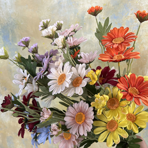 Rama larga <span class=keywords><strong>de</strong></span> flor artificial <span class=keywords><strong>de</strong></span> Margarita <span class=keywords><strong>de</strong></span> 6 cabezas <span class=keywords><strong>de</strong></span> calidad <span class=keywords><strong>de</strong></span> fabricación china para graduación Día <span class=keywords><strong>DE</strong></span> LA MADRE Pascua Navidad Back School - Product Image 3