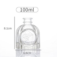 Bouteille en verre vide de 100 ml pour vin, vodka, gin, rhum, alcool, whisky, café, liqueur avec bouchon en liège – Vente en gros