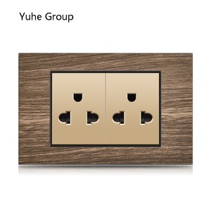 Enchufe Decorativo de Diseño Moderno con Panel Táctil, Duradero, 10A, 2/4 Tomas, Estándar Tailandés y Sudamericano - Product Image 3