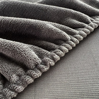 Drap-housse en velours en gros, draps de lit en polaire pelucheux, protège-matelas avec poche profonde, chaud et douillet