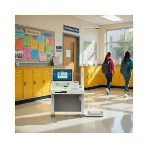 Huasheng Medical Health Kiosk ATM สำหรับคลินิกรองรับ HS-V350การผลิตพลังงานแสงอาทิตย์ - Product Image 1