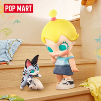 Figurines authentiques POP MART Baby Molly & Baby Tabby Series Blind Box, adorable figurine Baby Molly avec chaton, mini jouet artistique