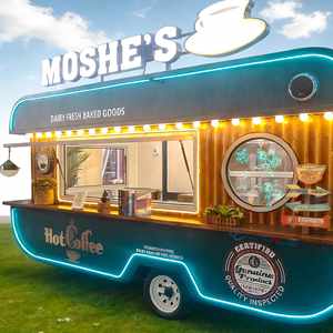 Gerobak Makanan Listrik Roda Empat/Truk Makanan Mobile, Cocok untuk Lokasi Seperti Taman, Kafe, dan Kios Makanan. - Product Image 1