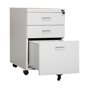 Bệ Lưu Trữ Locker 3 Ngăn Kéo <span class=keywords><strong>KD</strong></span> Kim Loại Di Động Di Chuyển Tủ Hồ Sơ Tủ - Product Image 6