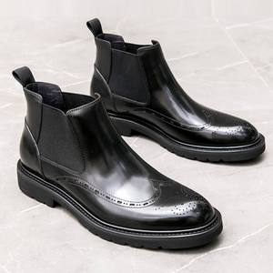 Mocassins de qualité supérieure pour hommes, en cuir véritable, chaussures de luxe décontractées pour affaires, fabriquées en cuir de vachette de première qualité - Product Image 2