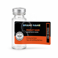 Fabrication de modèles de conception gratuits pour étiquettes de flacons, emballages de flacons de 2 ml, 3 ml, 10 ml, étiquettes de flacons avec impression holographique