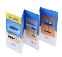 Impression de brochures/catalogues professionnels en carton avec conception personnalisée, pliage, couleur et forme sur mesure pour la promotion d'entreprise