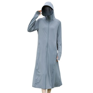 Vêtements <span class=keywords><strong>de</strong></span> protection solaire femmes Plus Long 2024 été corps lumière UV respirant glace soie vêtements <span class=keywords><strong>de</strong></span> protection solaire équitation Tram - Product Image 5