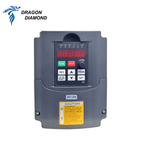 ड्रैगन हीरा HuanYang 220V 380V 1.5/2.2/3/4/5/7.5KW vfd पलटनेवाला नियंत्रक आवृत्ति कनवर्टर के लिए सीएनसी आवृत्ति पलटनेवाला