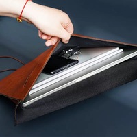 Porte-documents en cuir PU A4 personnalisé Shuwei avec logo, sac de rangement à bouton pour documents, idéal pour le bureau et le transport.