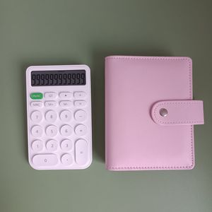 Bán buôn khuyến mại Durable <span class=keywords><strong>x</strong></span>ách tay màu hồng văn phòng sinh viên 12 kỹ thuật số nút tròn điện tử khoa học mini dễ thương má<span class=keywords><strong>y</strong></span> tính - Product Image 4