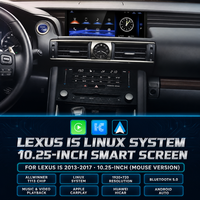 Pour Lexus IS 2013-2017, CarPlay intégré, Android Auto, écran partagé, GPS, DSP, montage sur tableau de bord, autoradio avec système d'exploitation Android