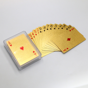 Naipes con Logotipo Personalizado con Caja de Metal/Plástico, Naipes de Póker de Lujo con Lámina Dorada para Fiestas Corporativas - Product Image 4