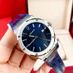 <span class=keywords><strong>FER</strong></span> Business, correa de reloj de cuero informal a la moda, correa de cuero deportiva, reloj de cuarzo para hombre, puntero de caja de acero inoxidable - Product Image 5