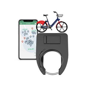 Système de location de vélos en ville YH2991 Steel City Bike Share, application intelligente, déverrouillage par <span class=keywords><strong>empreinte</strong></span> digitale, antivol, GPS, IoT, verrouillage partagé - Product Image 4