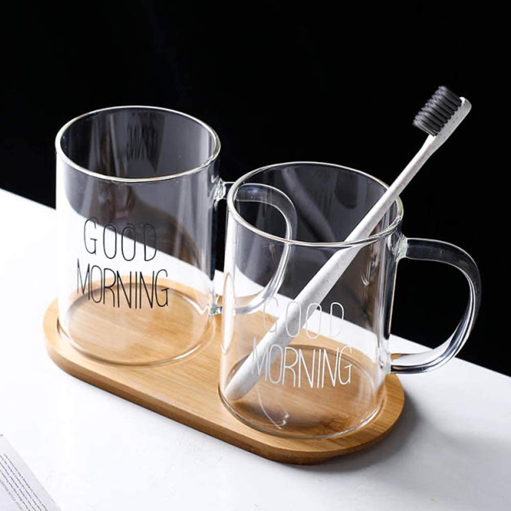 460 ML 15.5 OZ Good Morning Clear Glass Cup For Coffee/Beer/Milk/Tea/Water Irish Coffee Glasses