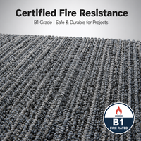 Dalles de moquette pour salle de réunion d'entreprise, isolées thermiquement, multifonctionnelles, respirantes, tapis utilitaire professionnel