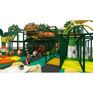 Aire de jeux sur le thème des animaux de la forêt des dinosaures, jungle, zone de jeu intérieure pour enfants, équipement de terrain de jeu McDonalds <span class=keywords><strong>d</strong></span>'<span class=keywords><strong>occasion</strong></span> à vendre - Product Image 1
