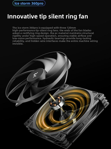 DEEPCOOL PRO SPARTACUS 360 Water Cooling System for Computer Case with Quiet 4Pin Hydro Bearing CPU Cooling Fan - Product Image 4