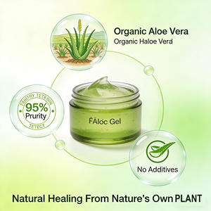 Ready Store <span class=keywords><strong>Gel</strong></span> d'<span class=keywords><strong>aloe</strong></span> vera 99% pur hydratant à l'acide hyaluronique pour tous les types de peau soins des mains et du corps pour les peaux sèches OEM - Product Image 2