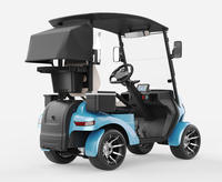 Voiturette de golf électrique compacte à un siège, cadre léger, voiturette de golf électrique, port de charge USB, chariot de golf électrique