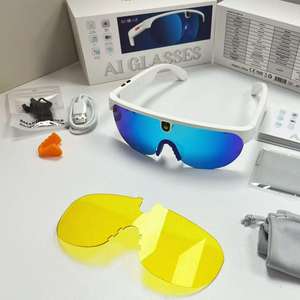 Lunettes Intelligentes 8MP 1080p 2K avec Caméra, Traduction IA, Reconnaissance, Assistant ChatGPT pour Cyclisme, Sport, <span class=keywords><strong>Ski</strong></span>, Course à Pied et Activités de Plein Air - Product Image 6