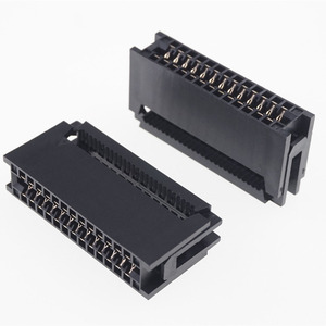 <strong>IDC</strong> Type Card Edge Slot 2.54 mm Pitch 26 Position <strong>Socket</strong> 1.27 mm Ribbon Cable Connector Board Gold finger Receptacle HIF5D - Product Image 4