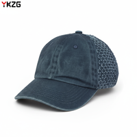 Casquette de baseball streetwear rose saumon déchirée et usée, design délavé, en coton, style Dad Hat, vente en gros, personnalisable avec logo