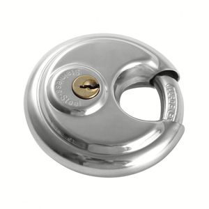ANLI 70MM Acier inoxydable robuste de sécurité # 304 cadenas à disque ronds combinés et clés - Product Image 3