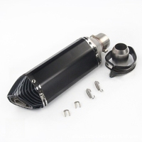 Nouveau pot d'échappement de moto en acier inoxydable, ajustement universel, emballage hexagonal, accessoires Huanglong Yoshimura Wanhu pour