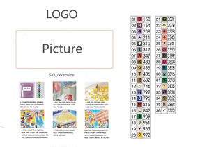 Kit de <span class=keywords><strong>pintura</strong></span> de diamantes personalizado, Navidad moderno con vampiro de arte de pared, decoración DIY para el hogar con retratos, sujetos de naturaleza muerta, por el momento, por la noche, por la noche - Product Image 5