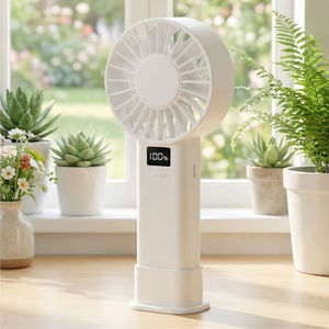 Ventilador Eléctrico Portátil Personalizado con Pantalla LED Programable, Mini Holograma, 5 Aspas, Alimentado por Batería, para Uso Doméstico - Product Image 1