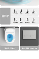 Nouveau design automatique ouvrir électronique bidet toilette automatique sanitaire inodoro inteligente cuvette de toilette salle de bain toilette intelligente