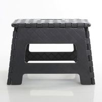 Tabouret pliable télescopique en plastique portable à charge lourde, tabouret pliable télescopique en plastique portable