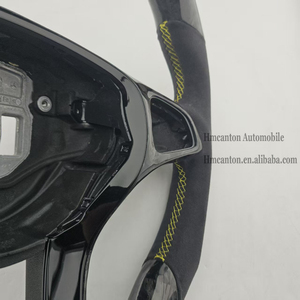 Volant en fibre de carbone forgé de qualité supérieure, très demandé, pour Mercedes Benz W205 W176 W246 W212 Classe A Classe E - Product Image 2