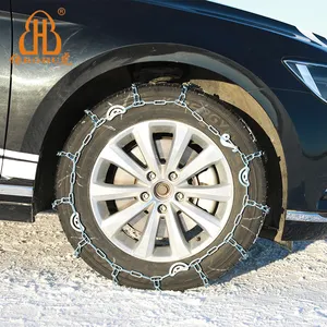 BOHU-cadenas de nieve de alta calidad para neumáticos de coche, cadena de neumáticos